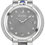 bulova rubaiyat ladies sølv smykkeur med diamanter inspiration til kvinder urkompagniet