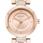 dkny city link smykkeur armbånd inspiration til kvinder rødguld ur med smal lænke urkompagniet