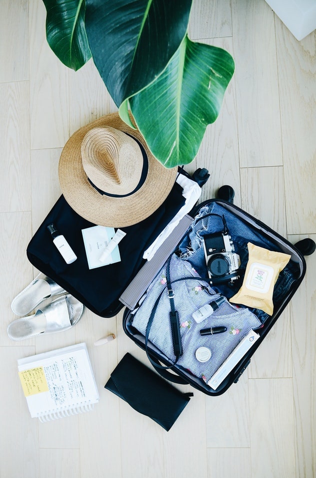 rejsekuffert med værdigenstande som bør være forsikret inden du rejser