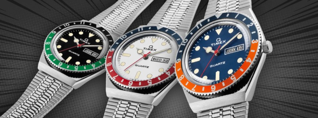 Timex Q herreure med tre nye stilfulde farvekombinationer