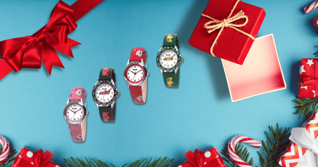fire søde ure til børn fra play linjen i julegave